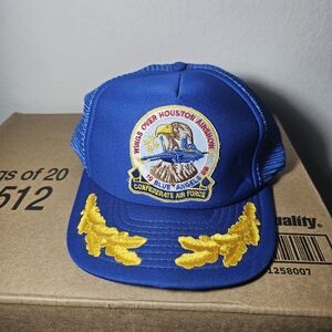 Vintage 1988 blue angels truckers hat